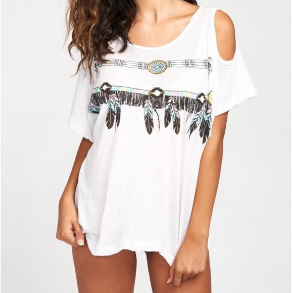 $FINAL$ [S] Wildfox Louise Feather Tee - Picture 2 of 7